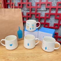블루보틀 로고 세라믹 머그 컵 400ml 5종 택1 키요스미 홀리데이 머그잔 감성머그, 4