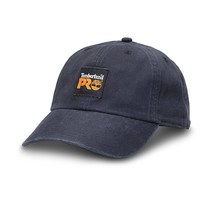 Timberland 팀버랜드 표준 우븐 로고 로우 프로파일 캡 다크 밀 OS, One Size, Black, Black