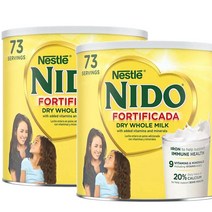 네슬레 니도 포티피카다 토들러 가루분유 2.2kg 2팩 Nestle NIDO Fortificada Whole Milk Powder