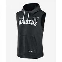 나이키 애슬레틱 (NFL 라이베이거스 레이더스) 남성 슬리브리스 풀오버 후디 00BW11VC8D-06Q