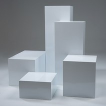 렌탈 셀프 스튜디오 촬영 소품 사각형 육면체 의자, 25x25x10 화이트, 1개