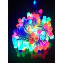 3M/5M/10M USB/배터리 Led 공 화환 조명 요정 문자열 야외 램프 크리스마스 휴일 웨딩 파티 룸 조명 장식, 02.멀티컬러, 배터리-3M 20Leds