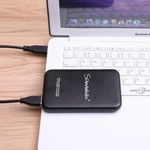 아이폰 외장 하드 메모리 2.5 인치 sata 3.0 외장 하드 드라이브 USB메모리, [02] Black, Black