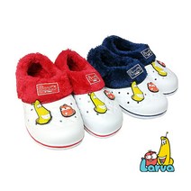 라바 털실내화 아동 방한화 겨울 털슬리퍼 180-230