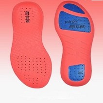 버그 축구 Tlss 미끄럼 방지 충격 릴리프 포런 탈취 통기성 흡수 내마모성 달리기 농구 깔창, 없음, 49.스타일 레드 하프 팜 - 40 middot 5(J