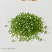 미드나잇오울 우정 | 커플팔찌 만들기 2mm 펄 시드비즈 비즈공예 재료 우정 커플 팔찌시드비즈, 1개, 연두