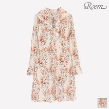 로엠 가을나염 미니 원피스 RMOW94VRQ2
