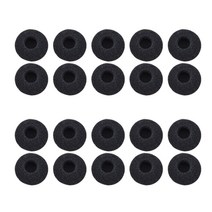 20pcs 18mm 소프트 폼 스폰지 이어폰 커버 교체 이어 버드 커버 MX375, 한개옵션0