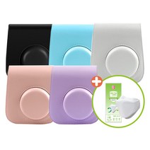 인스탁스 미니11 전용가방+KF80 마스크 1장, 1개, 아이스화이트