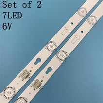 led 백 스트립 5 램프 tcl 32s5300 32s6500 32s6400 mi 32 TV LCD l32m5 az tcl32d05 zc22ag 11 lvw320csdx 6v, 없음