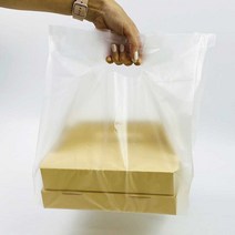 프리미엄 피자비닐봉투 11~13인치용 100매 D링형 HDPE 특대 배달포장비닐 치킨 감자탕 찜용기 탕요기 도넛박스 비닐봉지, 프리미엄 피자비닐봉투 (11~13인치)