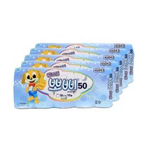 뽀삐 엠보싱 친환경 두루마리화장지50m 45043 10롤5팩, 뽀삐50m