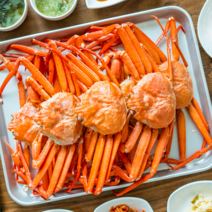 연지홍게 3kg 자숙찜 포항 구룡포 홍게 대게 겨울철별미, 라면육수용 수율 50~60%내외