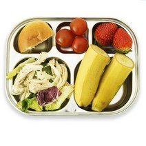 에스유컴퍼니 스테인레스 5구 하트 다이어트식판 2p, 1세트