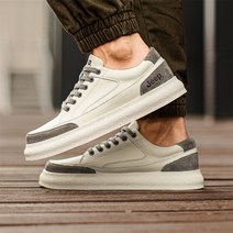 [해외 대리 구매]지프 클래식 남성용 신발 캔버스 신발 플랫 슈즈 - JEEP 양말 증정 FBXP