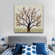 돈나무나비부조액자