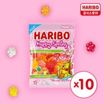 [하리보] 해피 스프링 80g X10개, 10개