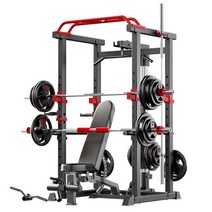 가정용 스미스머신 하프랙 멀티랙 홈짐세트 멀티랙 홈짐랙 스쿼트랙 무소음 파워랙 스미스, F