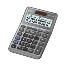 카시오 계산기 MS-120FM (12자리 일반계산기), 그레이