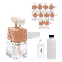 [디퓨저 KIT] 차량용 우드사각리드세트 10개 만들기, 러브스펠 50ml, 러브스펠 10ml