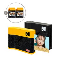 코닥 미니3 ERA M300+카트리지 68매 번들 휴대용 포토프린터 폴라로이드 사진인화 스냅사진 필름인화 포토카드 코닥필름 필름인화 휴대용프린터 사진인화기 폴라로이드인화 사진출력, 코닥 미니3 ERA (옐로우)+카트리지 68매 번들
