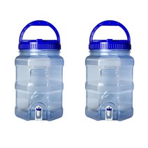 수도꼭지물통 캠핑물통 물통 말통 약수통 대용량물통 20L 2개입