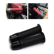 베스파 그립 핸들바, (02)블랙 실버