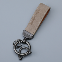 호연상사 iSeriseKeyring 아이디어 가죽 자동차 키링 키홀더, 기본형 베이지