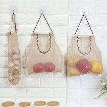 걸어놓는 양파망 옥수수거름 마늘 채소 야채 보관망, 와이드스타일 - 블랙