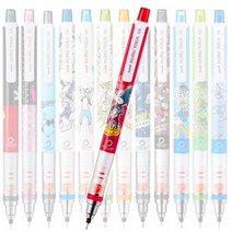 미쯔비시 디즈니 한정판 쿠루토가 샤프 0.5mm 미키 레드 M5-650DS, 알린 그린