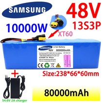 출퇴근용 전기 스쿠터, 48v80000mah 충전기