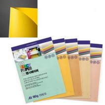 OA팬시페이퍼A4 180g(R04/노랑색/15매/두성), 본상품선택
