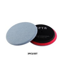 자동차광택기폴리셔차량광택기 차량흠집제거 인치 자동차 폴리셔용 프리미엄 데님 패드 오렌지 껍질 제거 폴리싱 대량 판매 개, 3Pc 1000 Grit Pad+5 Inch(125mm