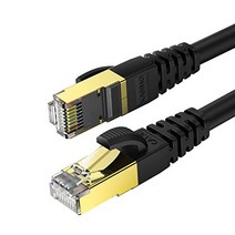 0.25M KASIMO LAN 케이블 CAT8 카테고리-8 40Gbps 2000MHz 초고속 SFTP RJ45 이더넷 케이블 모뎀 라우터 랩톱 프린터 ADSL 회선 PC XBox 지원