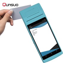 카드 포스기 POs 이지체크 단말기 신화포 올인원 핸드 헬드 안드로이드 POS 태블릿 터미널 nfc 카드 리더기, 02 1d scanner_01 EU 플러그