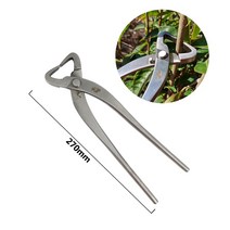 충전식 전동 전지 가위 고지 가위21/27cm 품질 스테인레스 스틸 트렁크 스플리터 가위 초보자 분재 모델링, 02 270mm