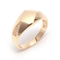 14K 유니크 금반지 RCM12136 반지