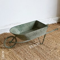 정원카트 정원 카트 편리 안전 별빛스토어 미국 시골 철 예술 작은 자전거 꽃 유역 고독한 라운드 드론 가난한 정원 발코니 안뜰 꽃 정원 장식, 다른, 씨