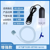 무소음기포기 수족관 산소 펌프 기포발생기 가정용 소형 충전식 USB 어항산소공급기, G