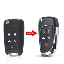 원격시동 스마트키 복사 경보기 차키 순정 버튼 자동차 KEYYOU 2/3/2009 버튼 Chevrolet Cruze Aveo Malibu, 04 Model 4_01 For Opel