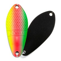 루어 피팅 낚시용품 peche leurre lthtug pesca 도나 스푼 2.5g 30mm 컬러풀 스푼 미끼 구리 스트림 금속 낚시 미끼 for trout chub 연어, C