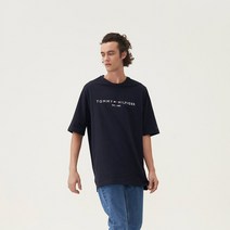 타미힐피거 에센셜 로고 반팔 티셔츠 (T12C1TPO320MB1DW5)