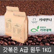 커피만나 원두커피 1kg 33종 공정무역 레인포레스트인증, 2. 케냐AA 1KG, 분쇄안함(전자동머신)