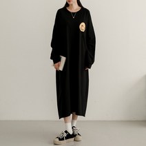 시크루즈 젤콘 해피스마일 선인장 박시 원피스 BDOF496