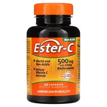 아메리칸헬스 에스터-C 500mg 시트러스 바이오플라보노이드 캡슐, 120정, 1개