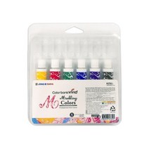 문구랑만들기랑 [종이나라] 비비드 마블링물감 6색 12색 12mL 갤럭시 마블링키트, 마블링물감 6색 12mL