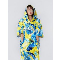 Aqua Play 비치가운 여자후드 판초타월 썸머 바캉스룩, 단품