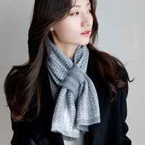 [러쉬룸][폴엔나나/봉봉] 캐시미어100% 니트 숏머플러 남자여자커플 가을겨울 짧은목도리 세일추천 선물포장가능 간편한 목도리매는법 남성여성 몽골리안 부드러운 머플러 브랜드