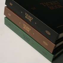 [비온뒤] 비온뒤 TICKET BOOK / 뮤지컬 콘서트 영화표 메모, 블랙