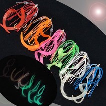 자동차 견인 고리 스트랩 차량 50pcs 실리콘 스커트 지그 교체 트윈 후크 슬라이더 리그 예비 후크 보조 후크 트레일러 미끼 문어 모방 세트 크기 13, 음소거 색상, 10개